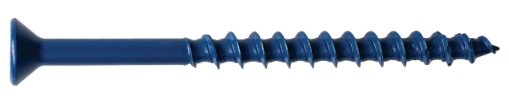 3/16 x 3-3/4 Flat Head Blue Titen Turbo